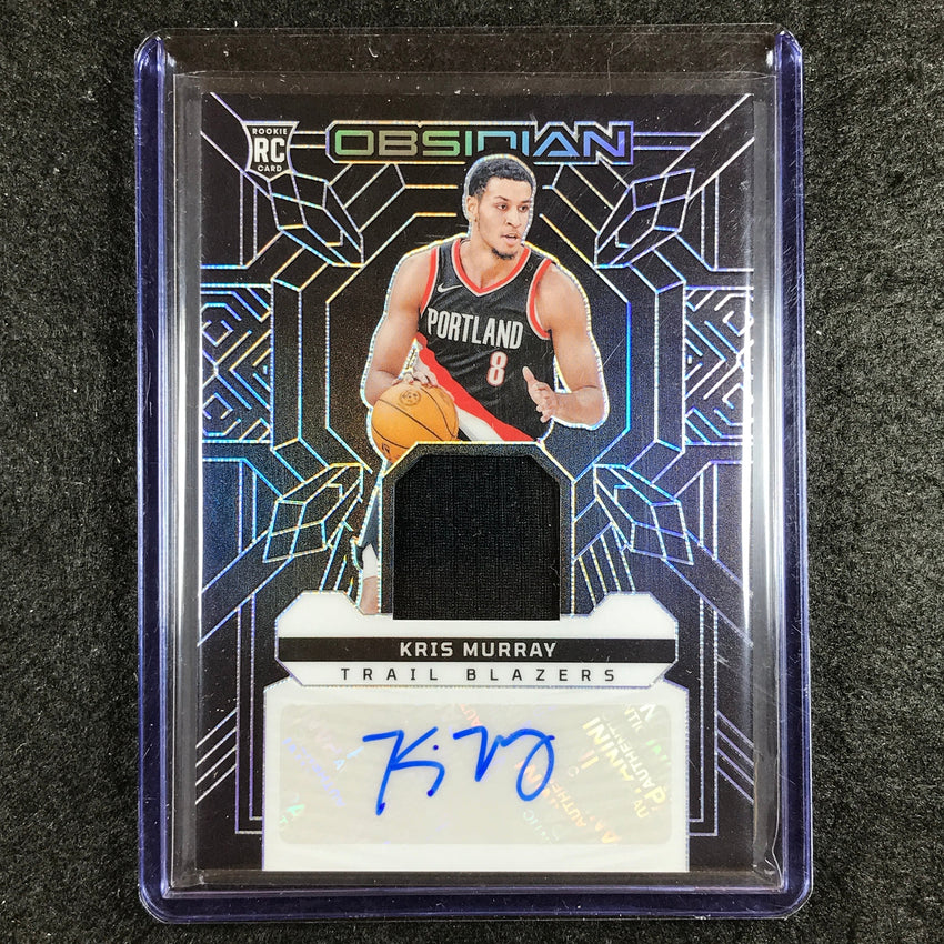 2023-24 Obsidian KRIS MURRAY Rookie Jersey Ink Relic Auto Base 70/99