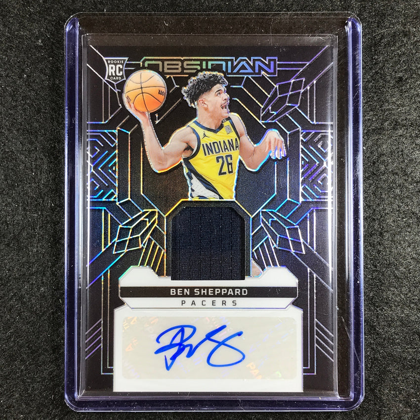 2023-24 Obsidian BEN SHEPPARD Rookie Jersey Ink Relic Auto Base 14/99