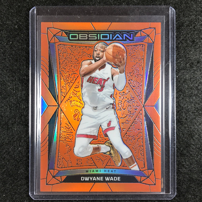 2023-24 Obsidian DWYANE WADE Base Orange Flood Electric Etch 50/99