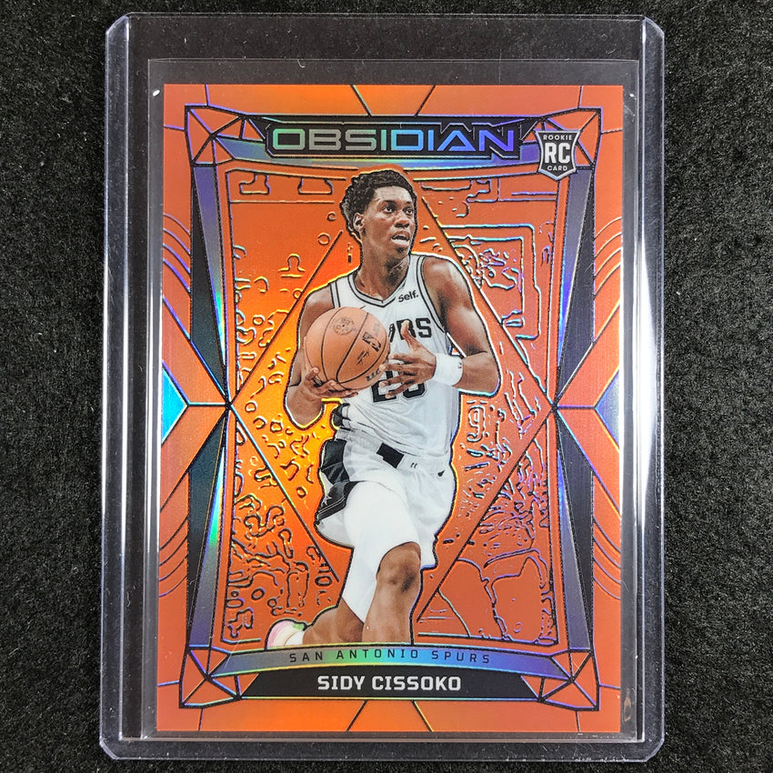 2023-24 Obsidian SIDY CISSOKO Rookie Base Orange Flood Electric Etch 71/99