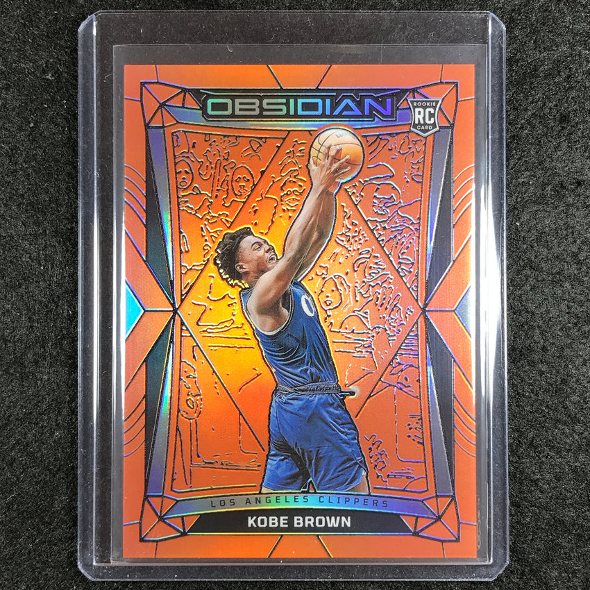 2023-24 Obsidian KOBE BROWN Rookie Base Orange Flood Electric Etch 33/99