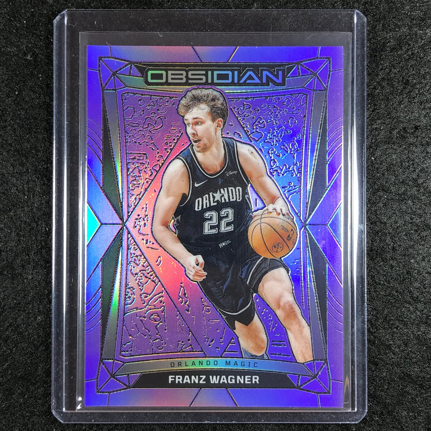 2023-24 Obsidian FRANZ WAGNER Base Purple Flood Electric Etch 8/49