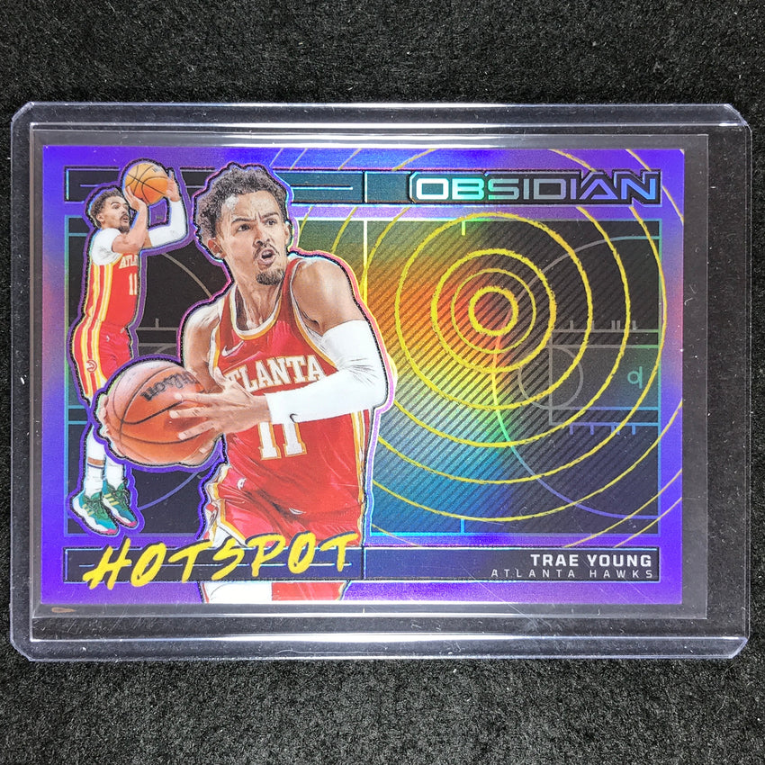 2023-24 Obsidian TRAE YOUNG Hotspot Purple Flood Electric Etch 40/49