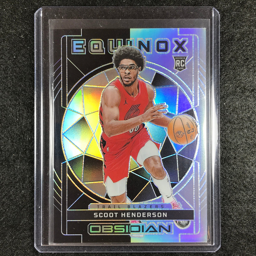 2023-24 Obsidian SCOOT HENDERSON Equinox Rookie Base 74/99