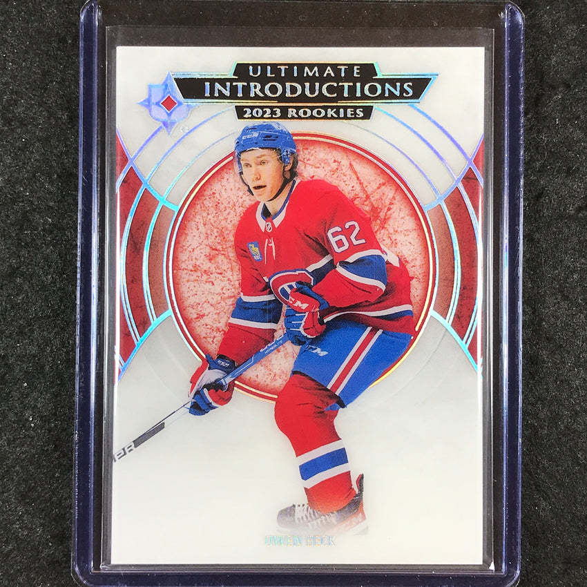 2023-24 Ultimate Collection OWEN BECK Ultimate Introductions Rookie #24