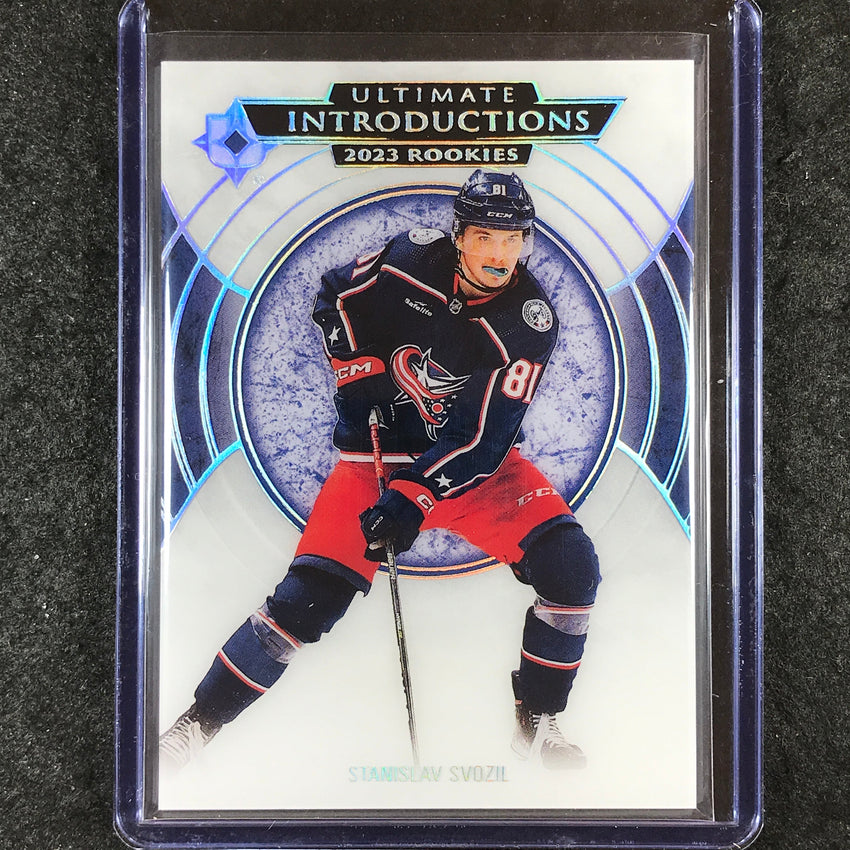 2023-24 Ultimate Collection STANISLAV SVOZIL Ultimate Introductions Rookie #57