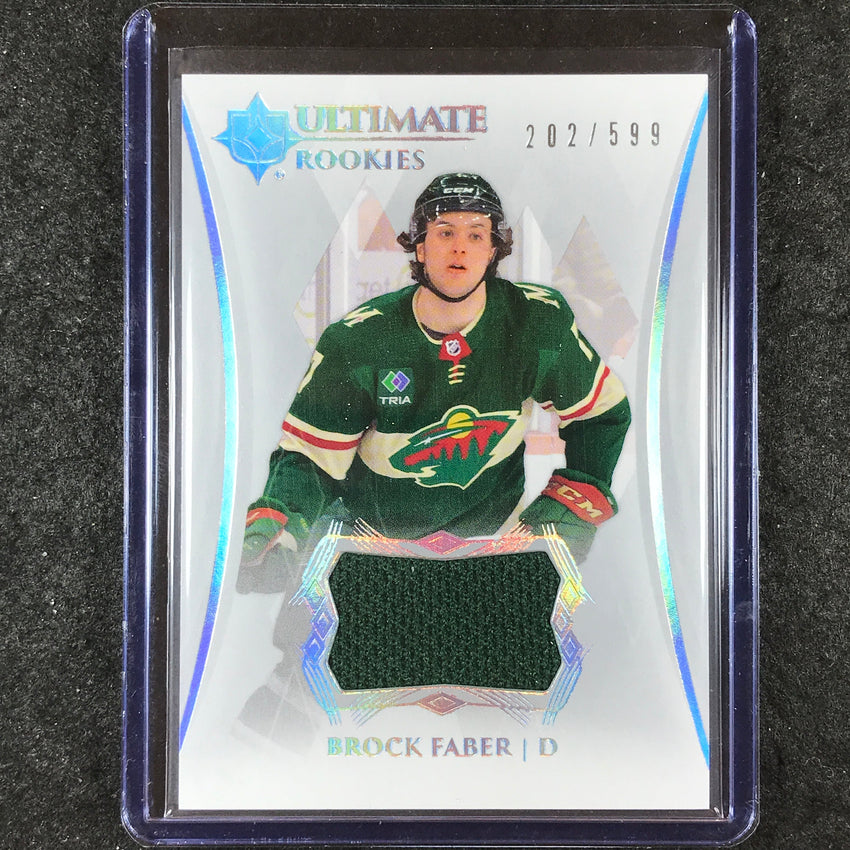 2023-24 Ultimate Collection BROCK FABER Base Rookie Jersey 202/599 #126