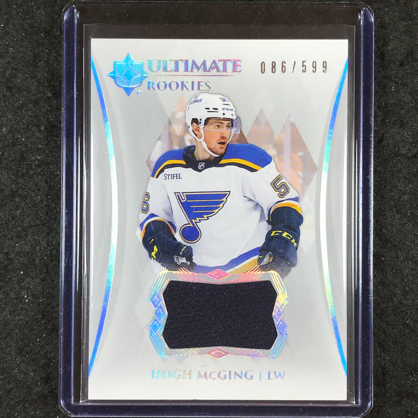 2023-24 Ultimate Collection HUGH MCGING Base Rookie Jersey 86/599 #162