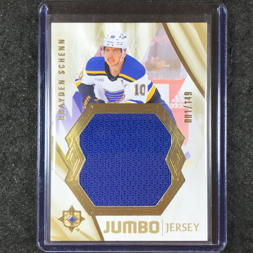 2023-24 Ultimate Collection BRAYDEN SCHENN Base Jumbo Jersey 1/149 #23