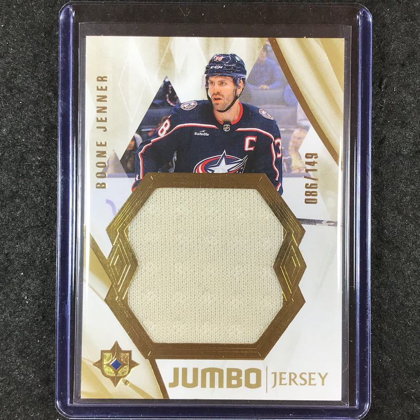 2023-24 Ultimate Collection BOONE JENNER Base Jumbo Jersey 86/149 #72