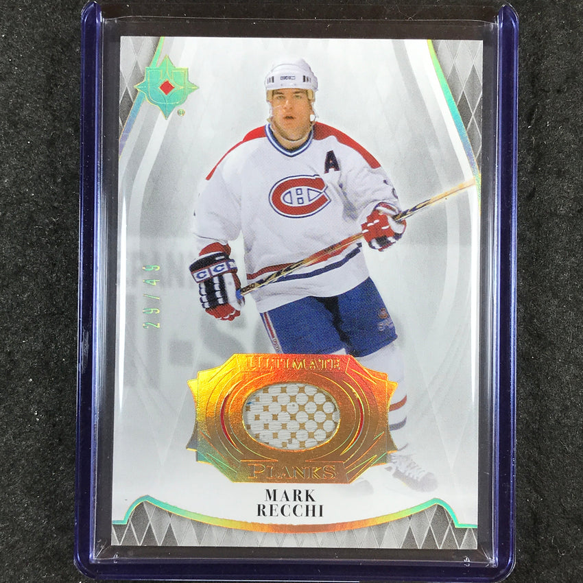 2023-24 Ultimate Collection MARK RECCHI Ultimate Planks Relic 29/49