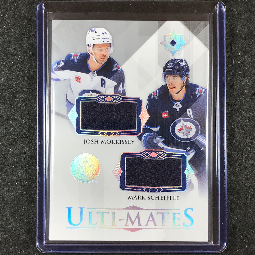 2023-24 Ultimate Collection MORRISSEY MARK SCHEIFELE Ulti-Mates Dual Jersey #SM