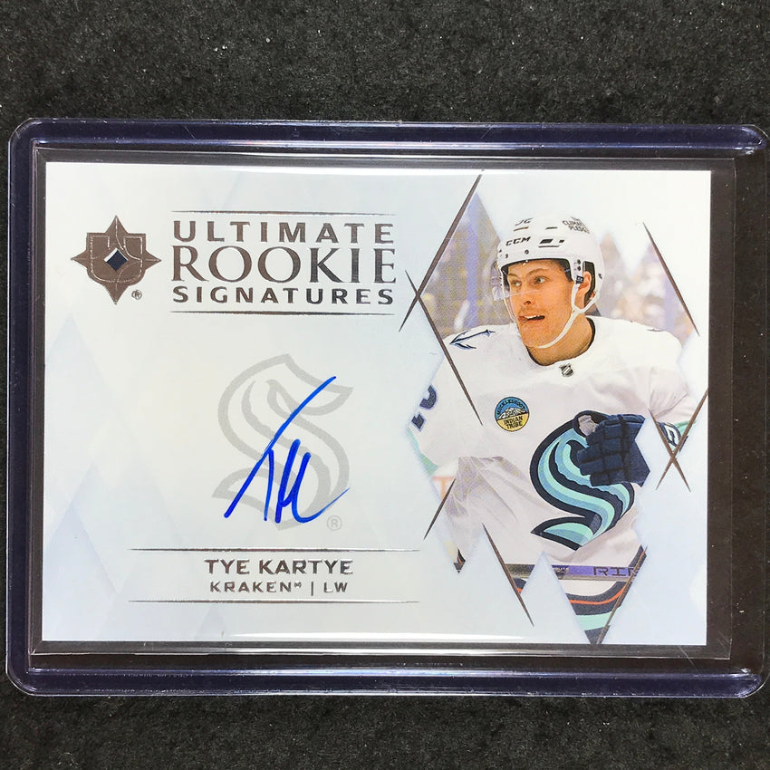 2023-24 Ultimate Collection TYE KARTYE Ultimate Rookie Signatures #URS-TK