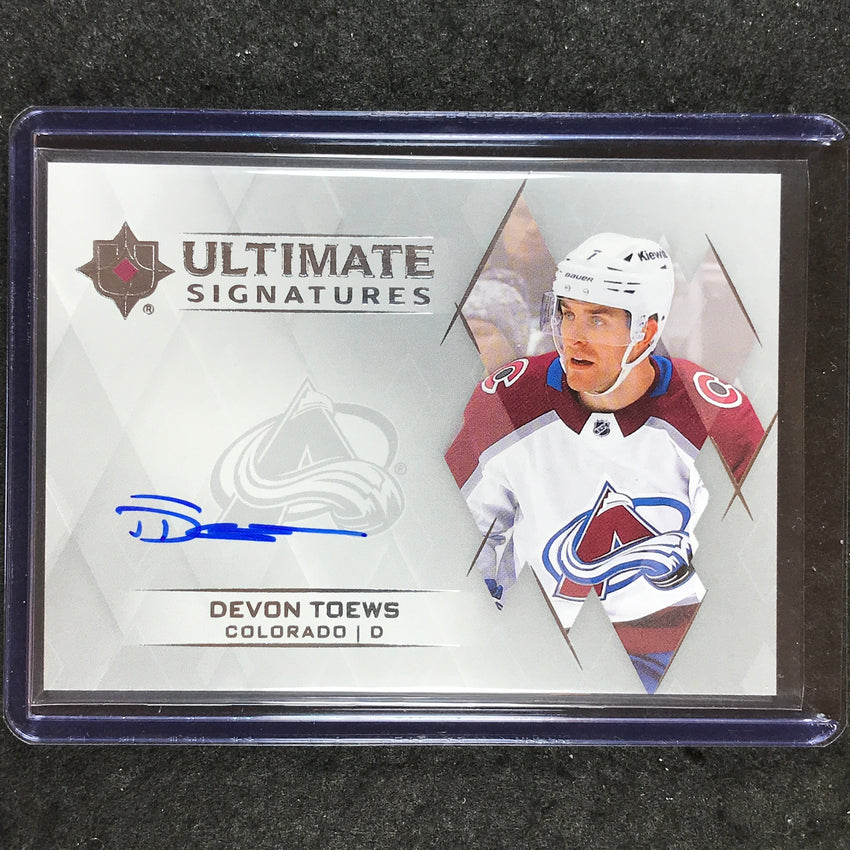 2023-24 Ultimate Collection DEVON TOEWS Ultimate Signatures #US-DT