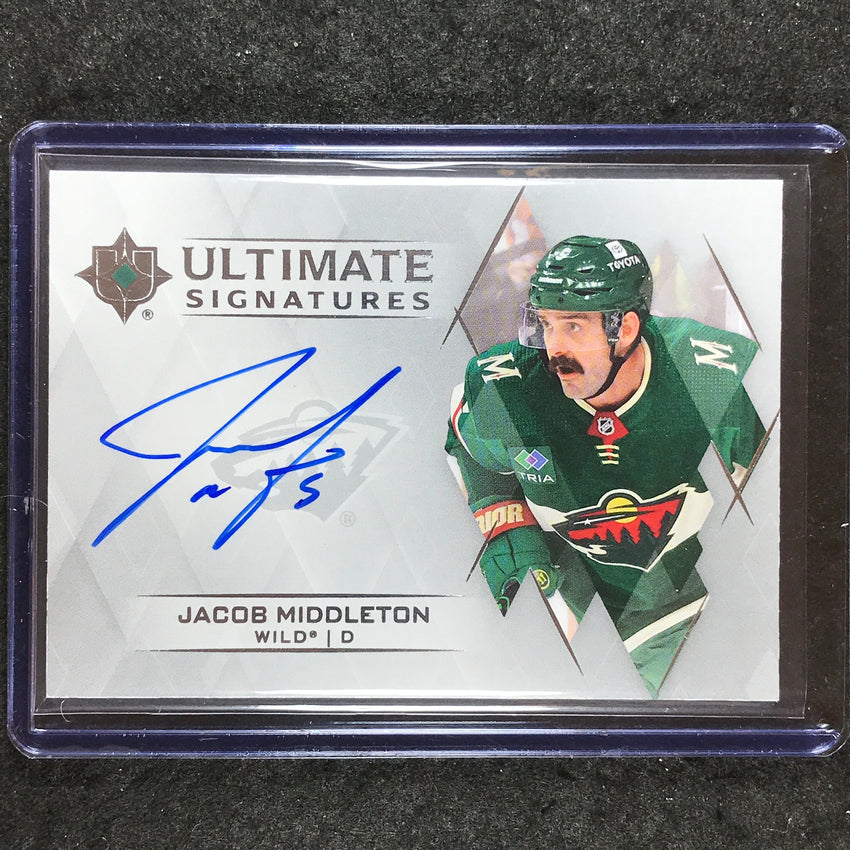 2023-24 Ultimate Collection JACOB MIDDLETON Ultimate Signatures #US-JM
