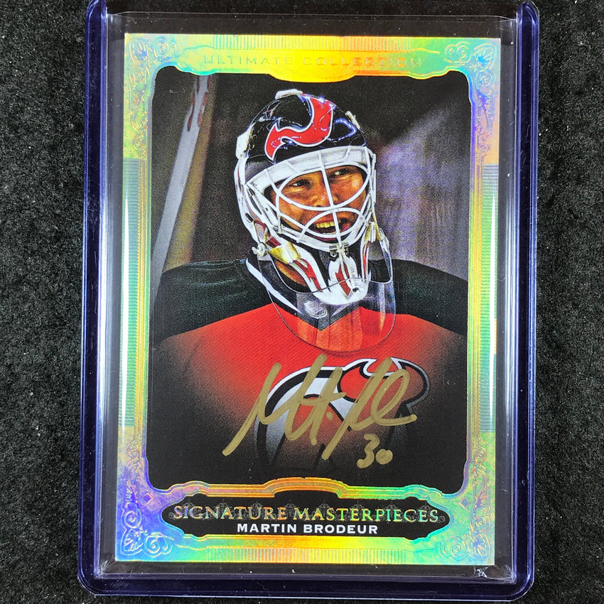 2023-24 Ultimate Collection MARTIN BRODEUR Signature Masterpieces Auto #USM-MB