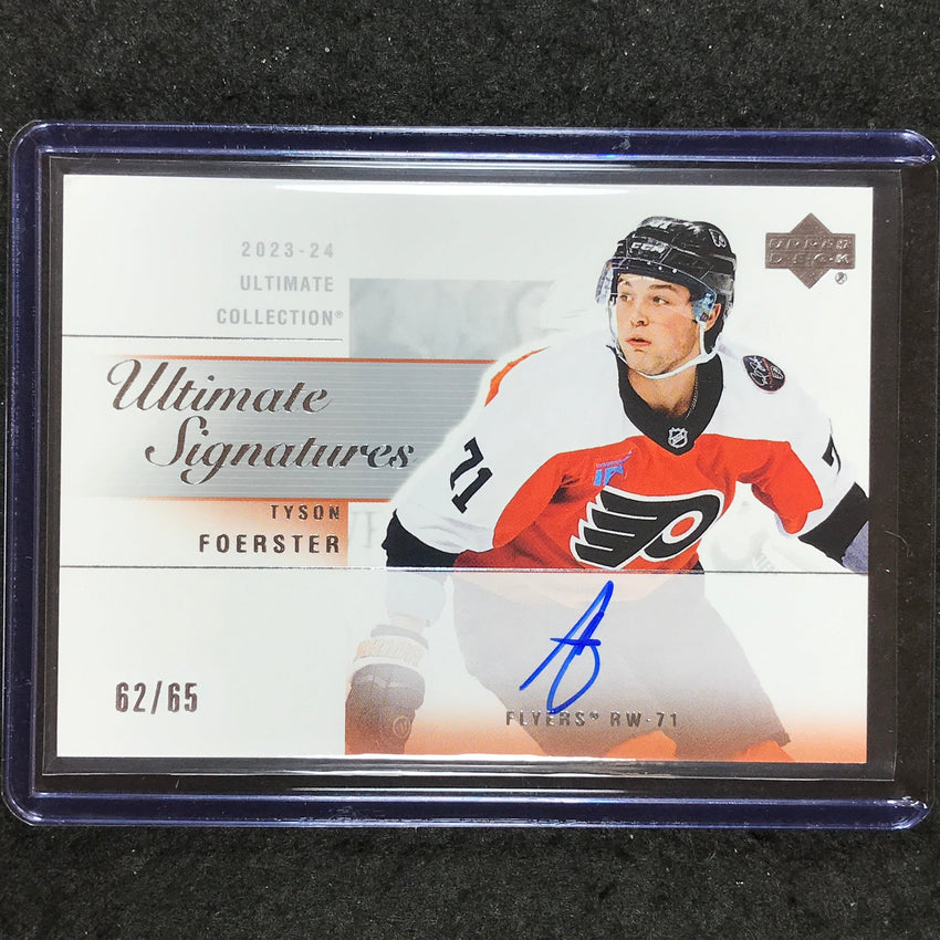 2023-24 Ultimate Collection TYSON FOERSTER 2003-04 Retro Signatures Auto 62/65