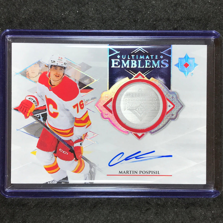 2023-24 Ultimate Collection MARTIN POSPISIL Ultimate Emblems Rookie Auto #UE-MP