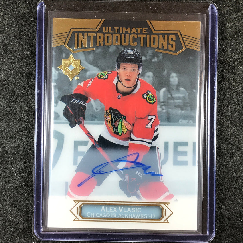 2023-24 Ultimate Collection ALEX VLASIC Update Introductions Rookie Auto #84