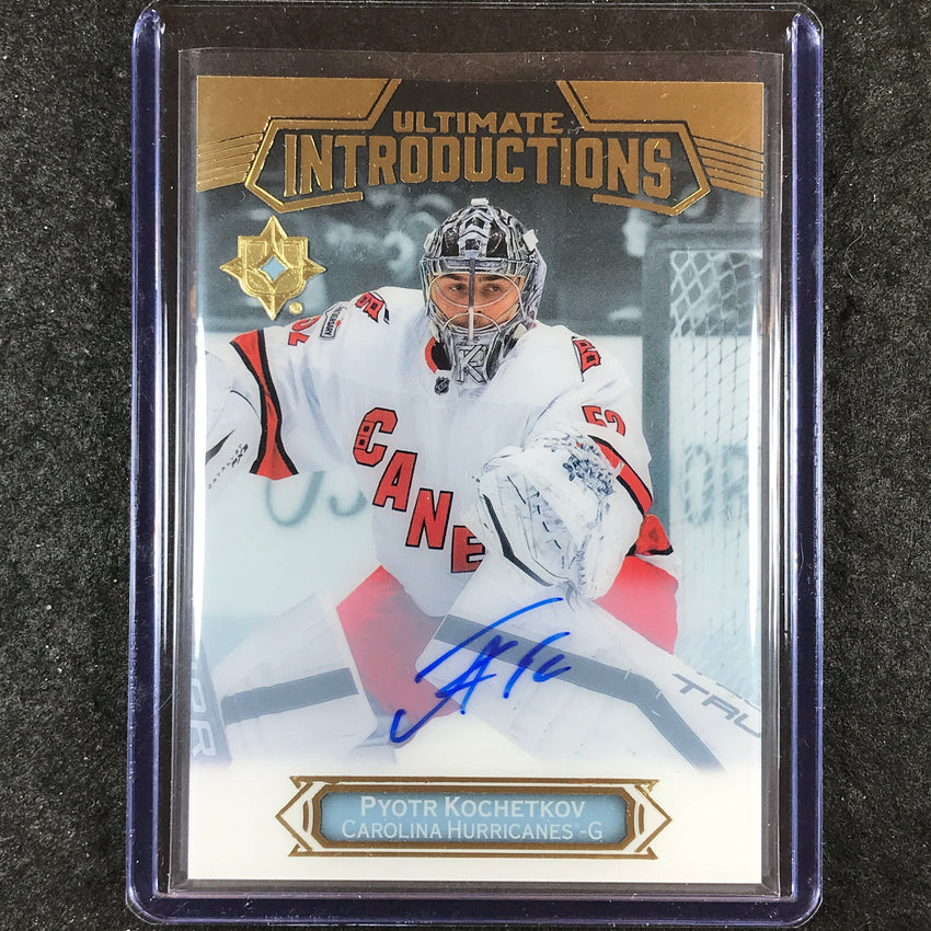 2023-24 Ultimate Collection PYOTR KOCHETKOV Update Introductions Rookie Auto #65