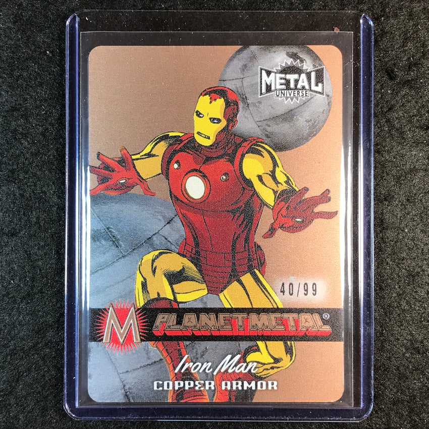 2024 Marvel Metal Universe Avengers IRON MAN Planet Metal Copper 40/99