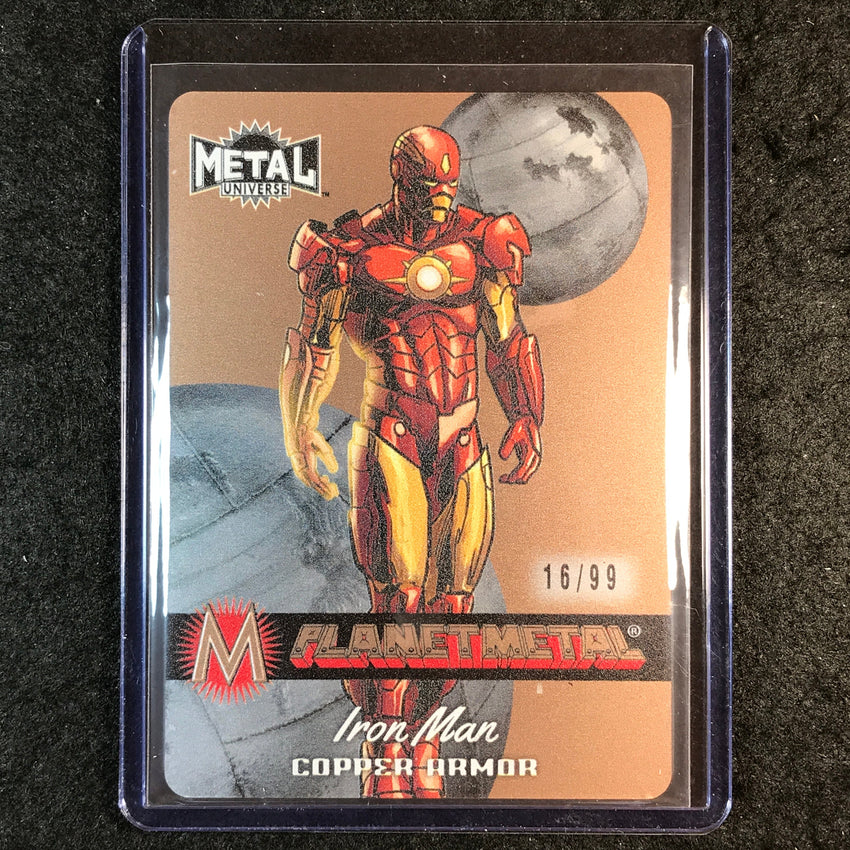 2024 Marvel Metal Universe Avengers IRON MAN Planet Metal Copper 16/99
