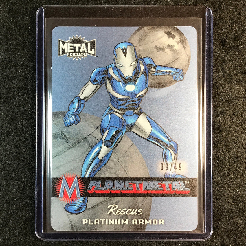 2024 Marvel Metal Universe Avengers RESCUE Planet Metal Platinum 9/49