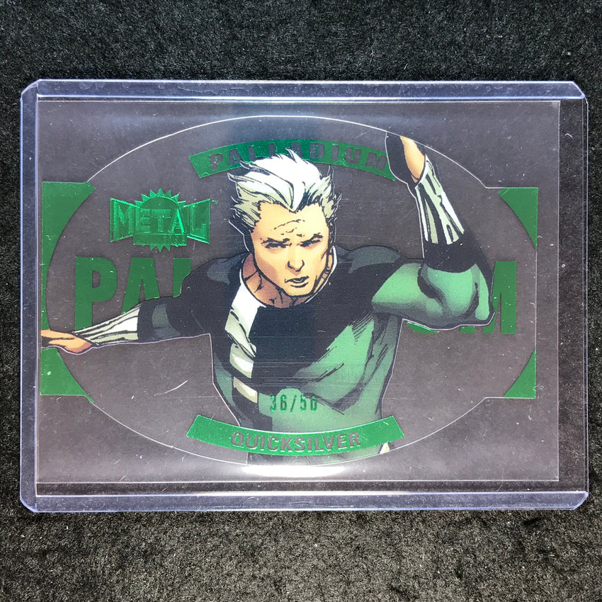 2024 Marvel Metal Universe Avengers QUICKSILVER Palladium Emerald 36/50 #10