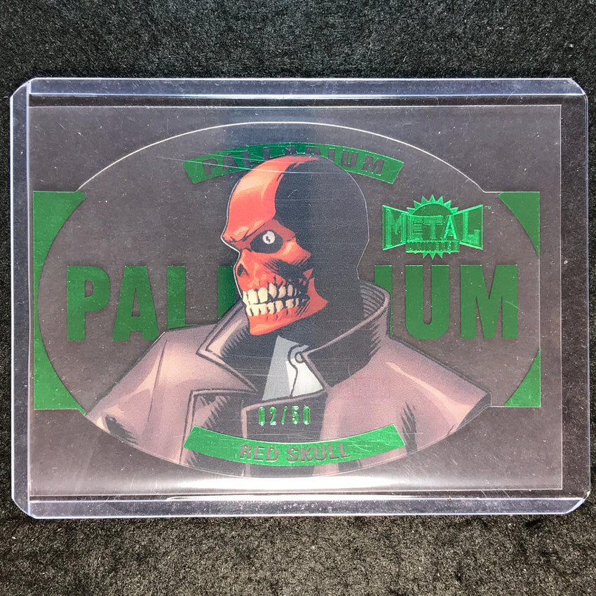 2024 Marvel Metal Universe Avengers RED SKULL Palladium Emerald 2/50 #13