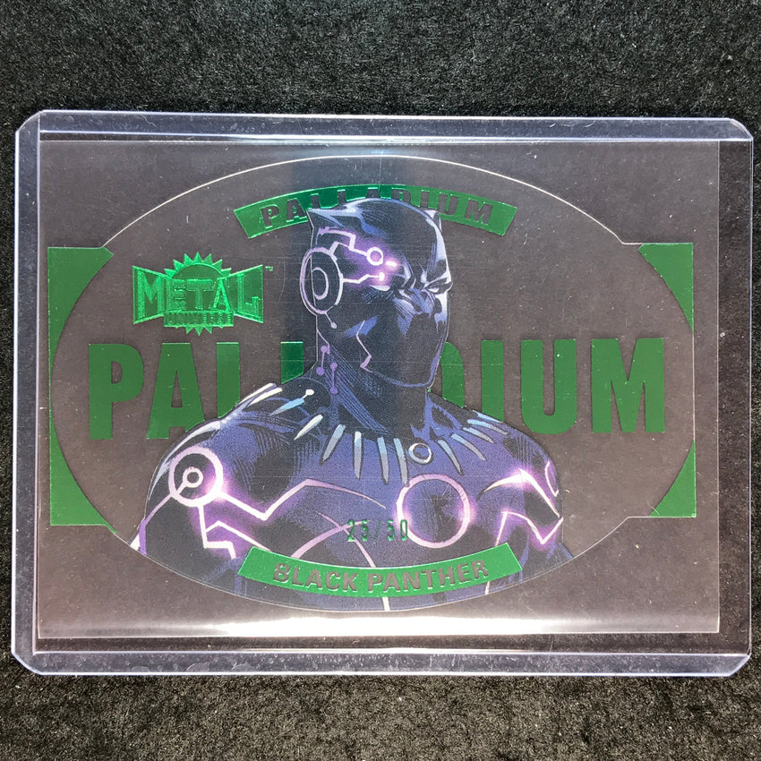 2024 Marvel Metal Universe Avengers BLACK PANTHER Palladium Emerald 25/50 #24