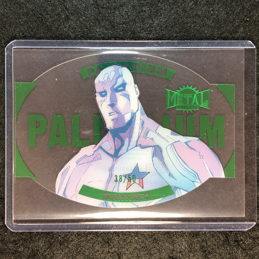 2024 Marvel Metal Universe Avengers MARTINEX Palladium Emerald 38/50 #39