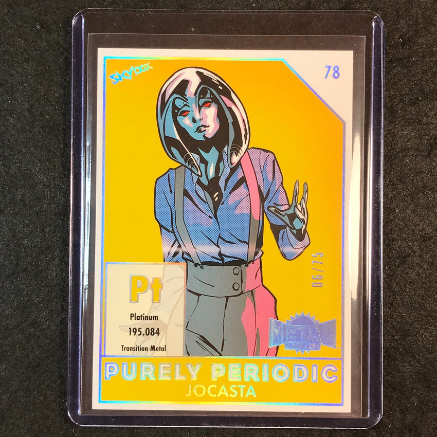 2024 Marvel Metal Universe Avengers JOCASTA Purely Periodic 6/75 #78