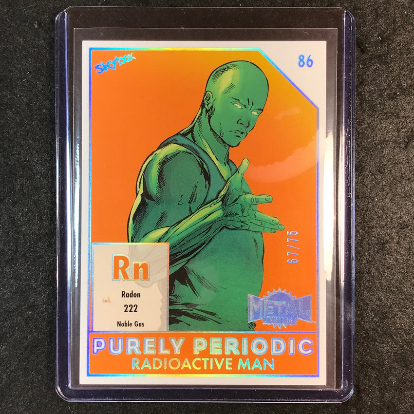 2024 Marvel Metal Universe Avengers RADIOACTIVE MAN Purely Periodic 67/75 #86