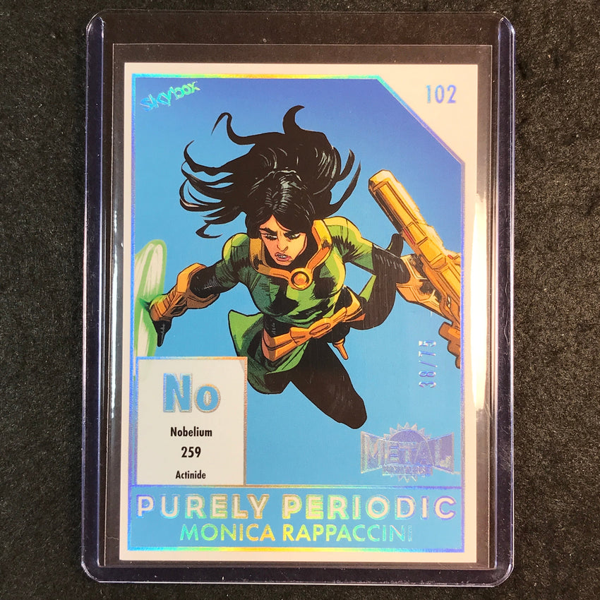 2024 Marvel Metal Universe Avengers MONICA RAPPACCINI Purely Periodic 38/75 #102