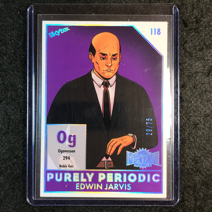 2024 Marvel Metal Universe Avengers EDWIN JARVIS Purely Periodic 29/75 #118