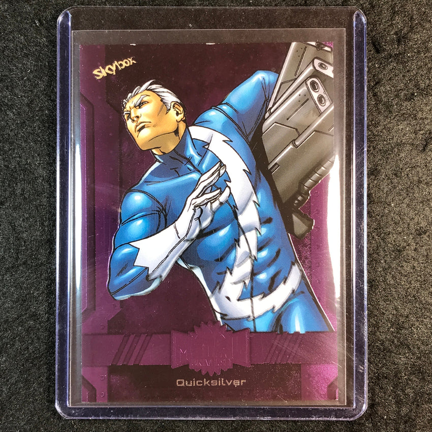 2024 Marvel Metal Universe Avengers QUICKSILVER Base Purple FX 160/199 #5