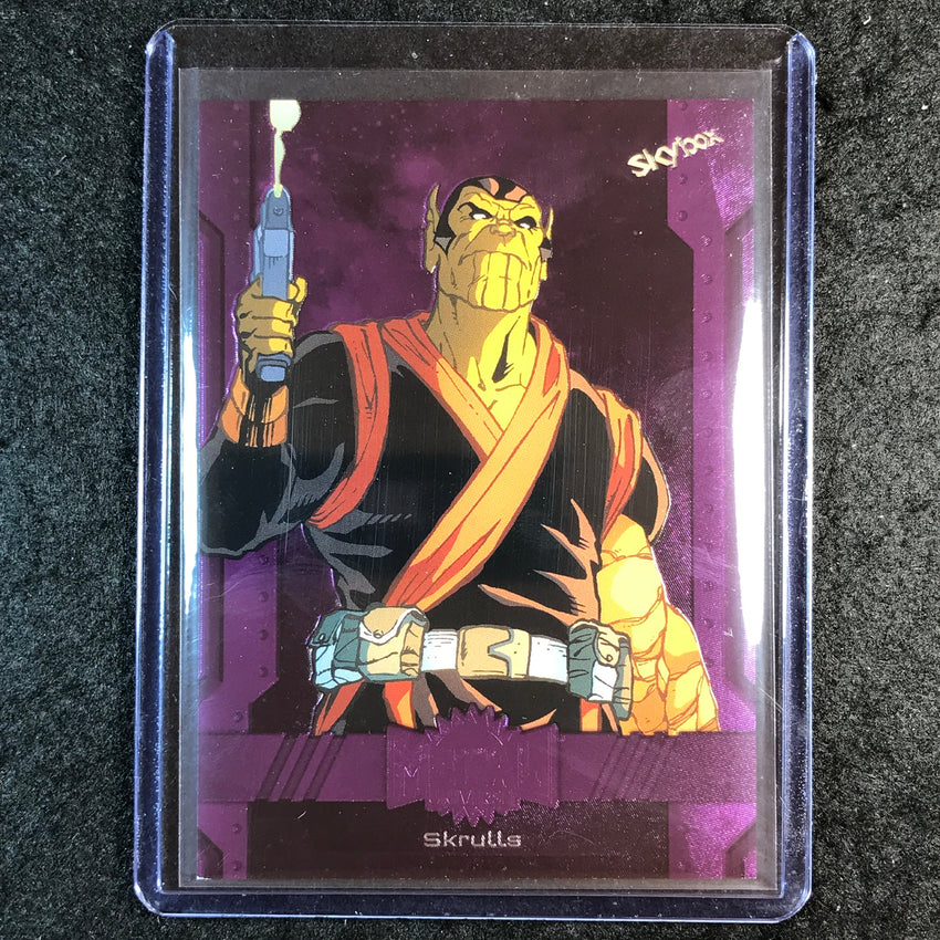 2024 Marvel Metal Universe Avengers SKRULLS Base Purple FX 194/199 #9