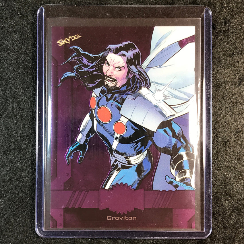 2024 Marvel Metal Universe Avengers GRAVITON Base Purple FX 34/199 #10
