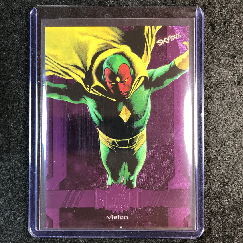 2024 Marvel Metal Universe Avengers VISION Base Purple FX 188/199 #17