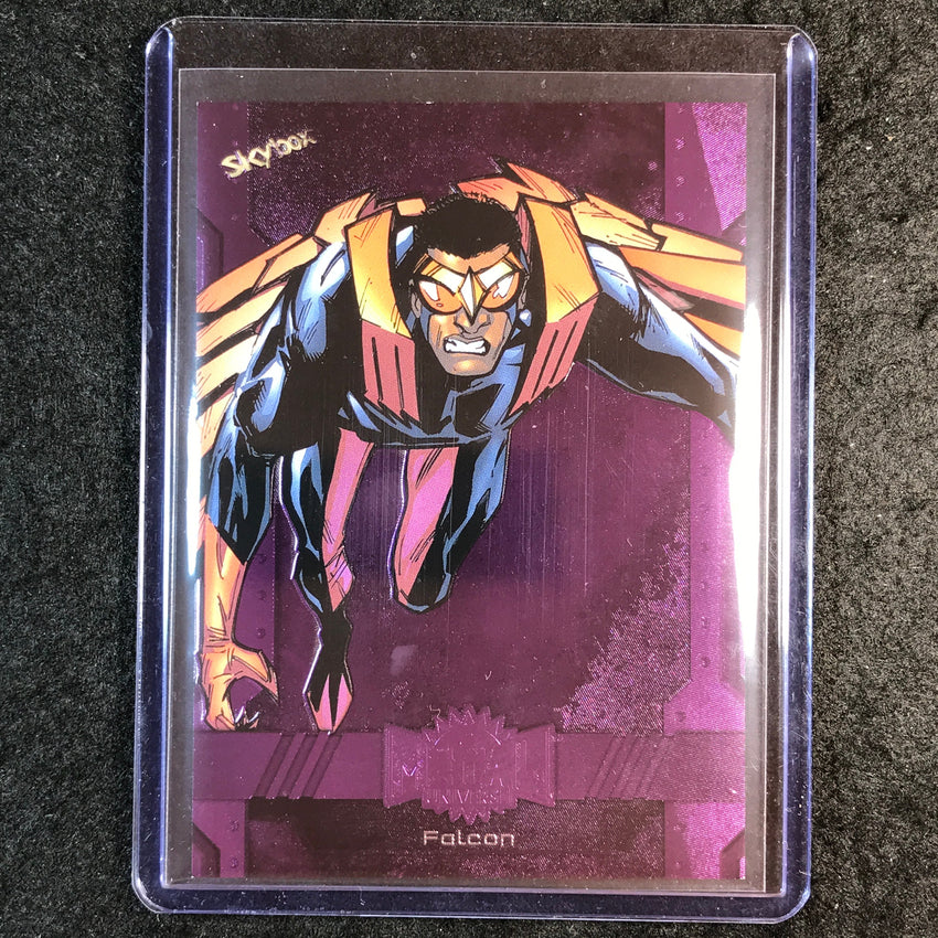 2024 Marvel Metal Universe Avengers FALCON Base Purple FX 70/199 #24