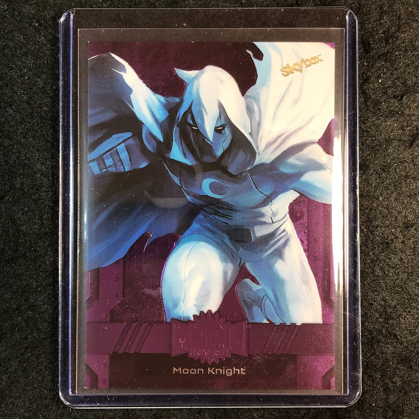 2024 Marvel Metal Universe Avengers MOON KNIGHT Base Purple FX 195/199 #26