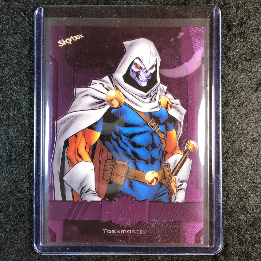 2024 Marvel Metal Universe Avengers TASKMASTER Base Purple FX 88/199 #31