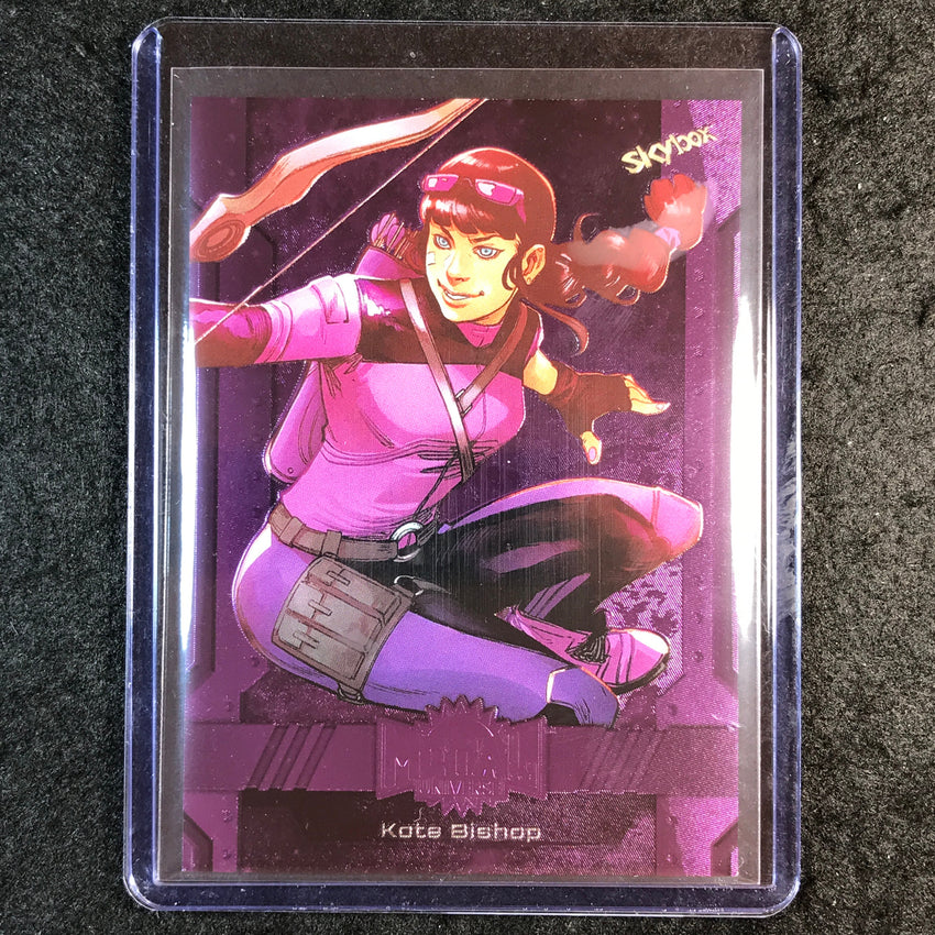 2024 Marvel Metal Universe Avengers KATE BISHOP Base Purple FX 90/199 #32