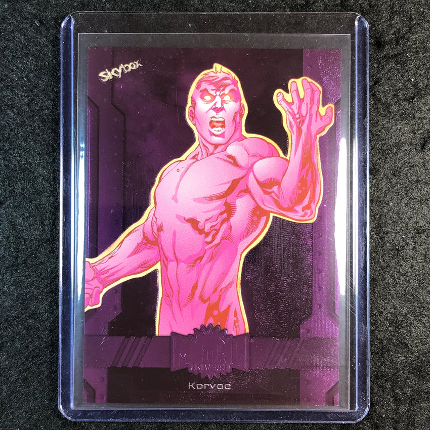 2024 Marvel Metal Universe Avengers KORVAC Base Purple FX 72/199 #35