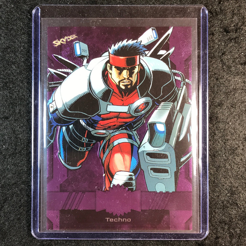 2024 Marvel Metal Universe Avengers TECHNO Base Purple FX 21/199 #36