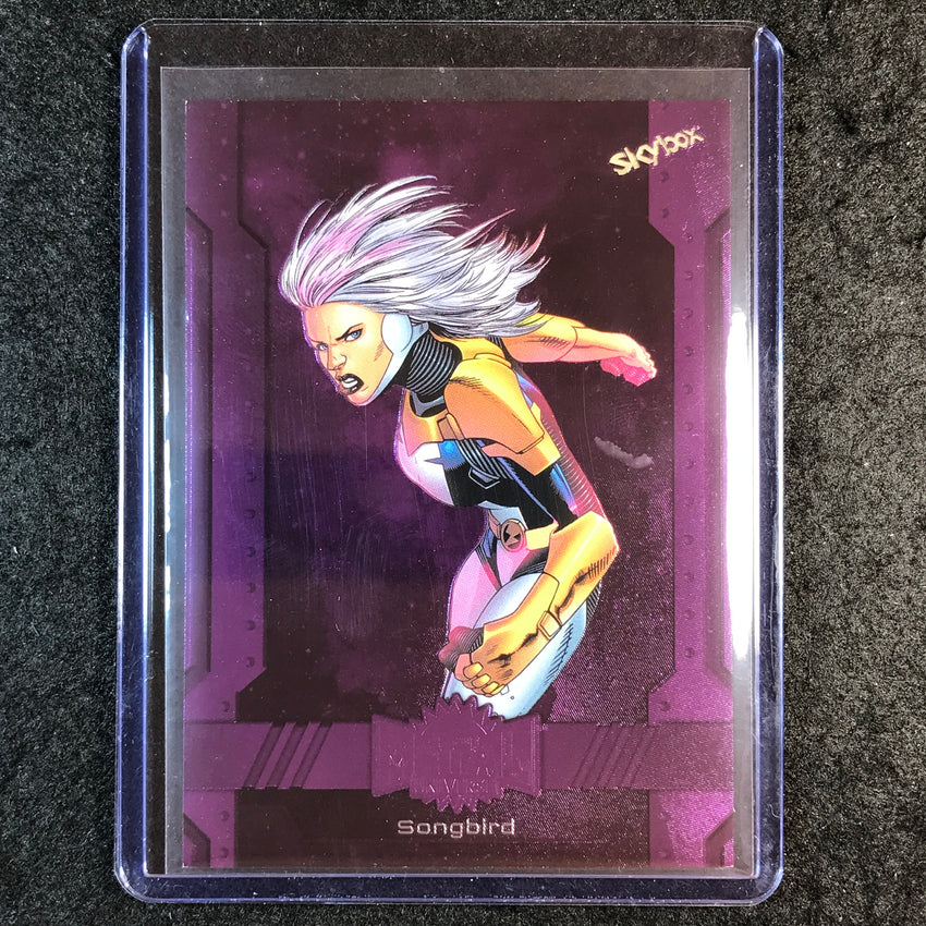 2024 Marvel Metal Universe Avengers SONGBIRD Base Purple FX 67/199 #41