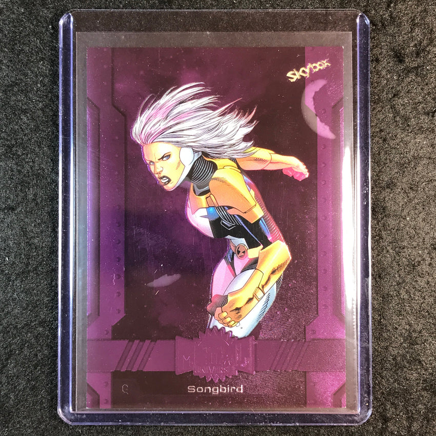 2024 Marvel Metal Universe Avengers SONGBIRD Base Purple FX 68/199 #41