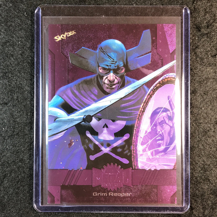 2024 Marvel Metal Universe Avengers GRIM REAPER Base Purple FX 37/199 #44