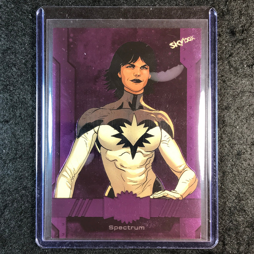 2024 Marvel Metal Universe Avengers SPECTRUM Base Purple FX 54/199 #51