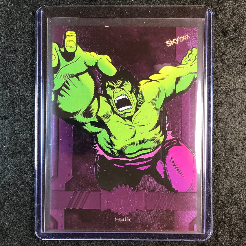 2024 Marvel Metal Universe Avengers HULK Base Purple FX 65/199 #58